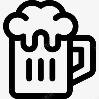 啤酒啤酒12直系图标图标