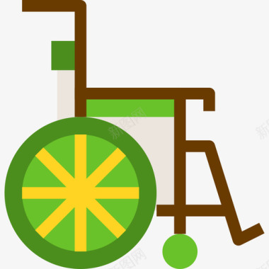 轮椅医疗保健11平板图标图标