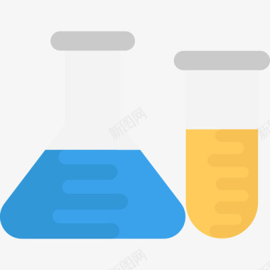 试管教育74扁平图标图标