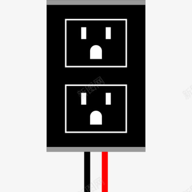 插座能源环境5扁平图标图标