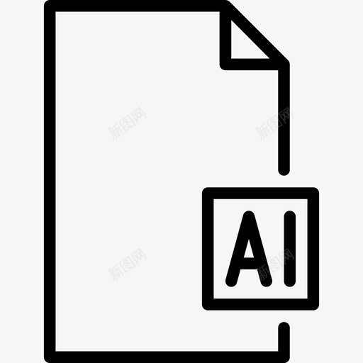 人工智能文件和文件夹2线性图标svg_新图网 https://ixintu.com 人工智能 文件和文件夹2 线性