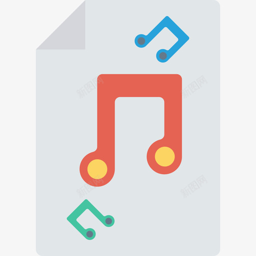 音乐音乐音频和视频平面图标svg_新图网 https://ixintu.com 平面 音乐 音乐音频和视频