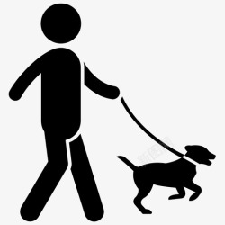 训练师宠物跑步狗训练师狗训练图标高清图片