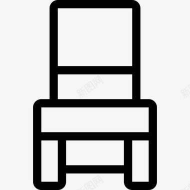 椅子客厅2直线型图标图标