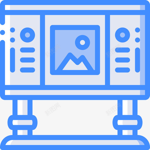 平板电脑pc组件4蓝色图标svg_新图网 https://ixintu.com pc组件4 平板电脑 蓝色