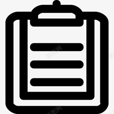 纸张办公和商务10号线32px图标图标