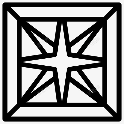 钻石水晶宝石图标svg_新图网 https://ixintu.com 宝石 水晶 石头 钻石 钻石线图标