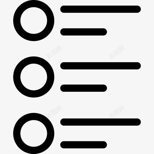 列表对齐和工具线性图标svg_新图网 https://ixintu.com 列表 对齐和工具 线性