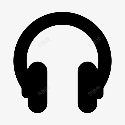 耳机配件电脑图标svg_新图网 https://ixintu.com 听 歌 电脑 电脑平板电脑 耳机 配件