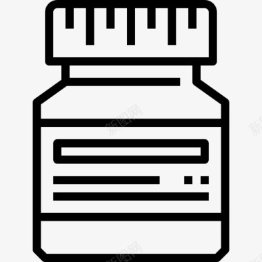 药物医学74线性图标图标