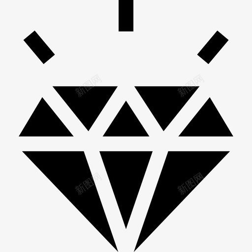 钻石购物中心12填充图标svg_新图网 https://ixintu.com 填充 购物中心12 钻石