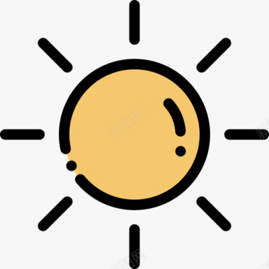 Sun用户界面30线性颜色图标图标
