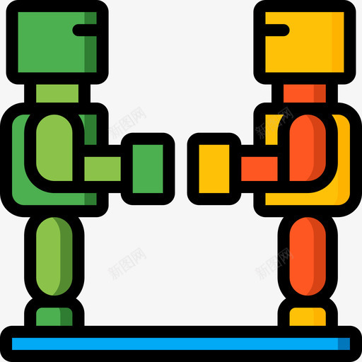 机器人玩具27线性颜色图标svg_新图网 https://ixintu.com 机器人 玩具27 线性颜色