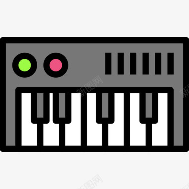 键盘tech11线性颜色图标图标