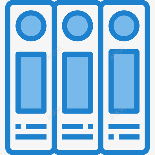 档案馆36学校蓝色图标svg_新图网 https://ixintu.com 36学校 档案馆 蓝色