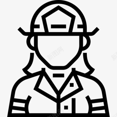 消防员职业4直系图标图标