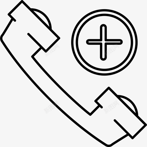 电话通信56线路128px图标svg_新图网 https://ixintu.com 电话 线路128px 通信56