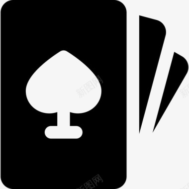 扑克游戏运动27填充图标图标