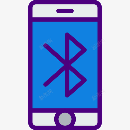蓝牙通讯14线颜色图标svg_新图网 https://ixintu.com 线颜色 蓝牙 通讯14