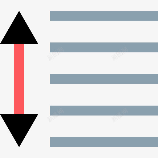 间距文本编辑器19平面图标svg_新图网 https://ixintu.com 平面 文本编辑器19 间距
