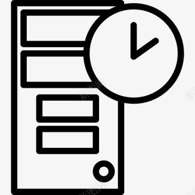 Pctech14线性图标图标