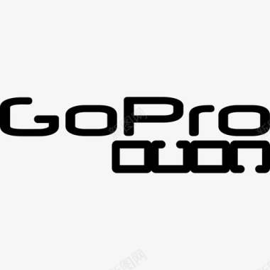 Gopro技术标识3线性图标图标
