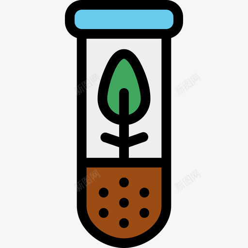 试管技术41线性颜色图标svg_新图网 https://ixintu.com 技术41 线性颜色 试管