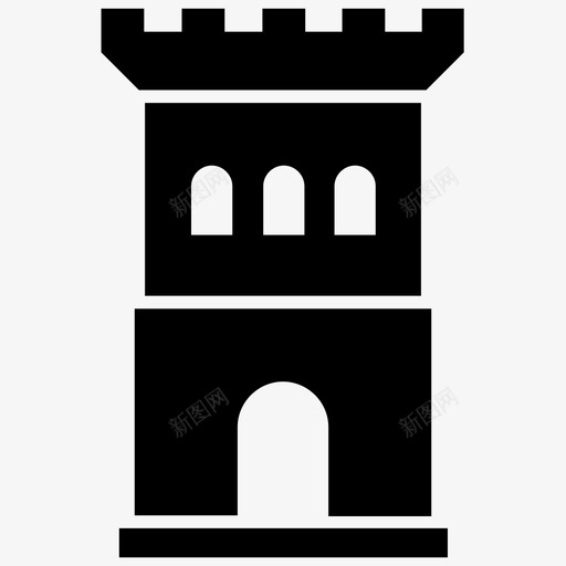 贝利工事贝利城堡城堡夫人图标svg_新图网 https://ixintu.com 中世纪城堡实心图标 中世纪工事 中世纪建筑 城堡夫人 贝利城堡 贝利工事