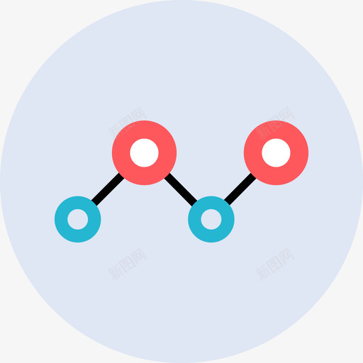 折线图网络分析平面图图标svg_新图网 https://ixintu.com 平面图 折线图 网络分析