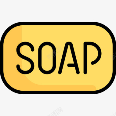 肥皂洗衣液5原色图标图标
