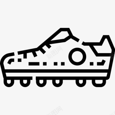 足球鞋运动型38直线型图标图标