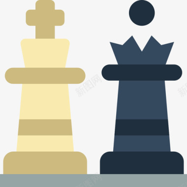 国际象棋棋子运动48平盘图标图标