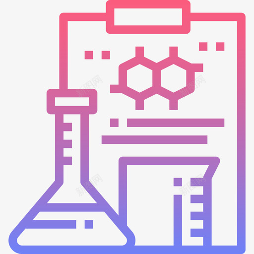 实验室科学50线性梯度图标svg_新图网 https://ixintu.com 实验室 科学50 线性梯度