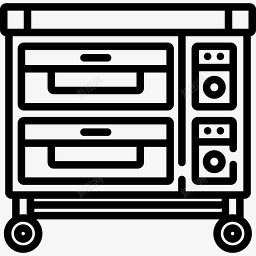 烤箱面包房16线性图标svg_新图网 https://ixintu.com 烤箱 线性 面包房16