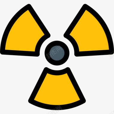核科学51线性颜色图标图标