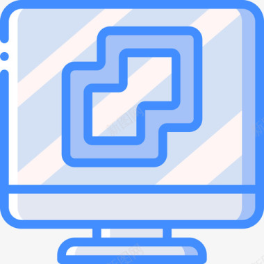 计算机网络和数据库11蓝色图标图标