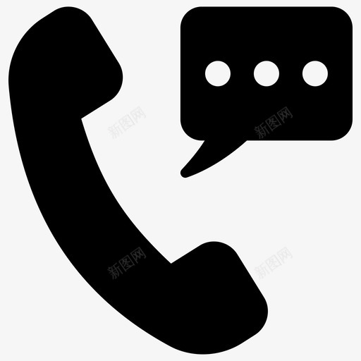 呼叫中心通信客户支持图标svg_新图网 https://ixintu.com 呼叫中心 客户和技术支持 客户支持 消息气泡 电话 通信