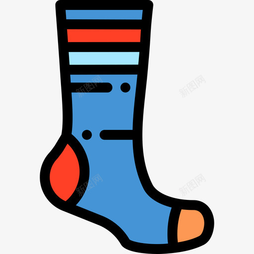 袜子篮球队线颜色图标svg_新图网 https://ixintu.com 篮球队 线颜色 袜子