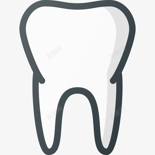 牙齿医疗保健4线性颜色图标svg_新图网 https://ixintu.com 医疗保健4 牙齿 线性颜色