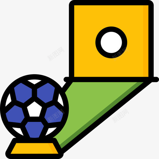 足球主题公园2线性颜色图标svg_新图网 https://ixintu.com 主题公园2 线性颜色 足球