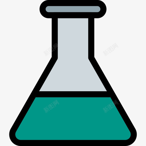 烧瓶科学51线性颜色图标svg_新图网 https://ixintu.com 烧瓶 科学51 线性颜色