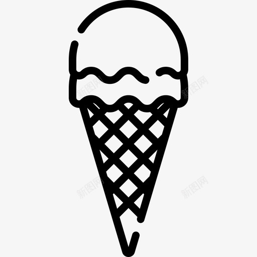 冰淇淋夏季派对12直系图标svg_新图网 https://ixintu.com 冰淇淋 夏季派对12 直系