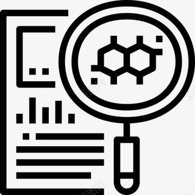 研究科学49线性图标图标