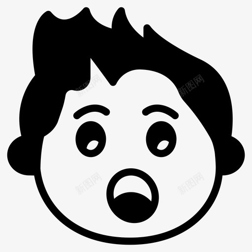 累了表情符号脸图标svg_新图网 https://ixintu.com 笑脸 笑脸和表情符号第一卷 累了 脸 表情符号