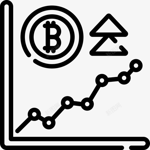 比特币比特币33线性图标svg_新图网 https://ixintu.com 比特币 比特币33 线性