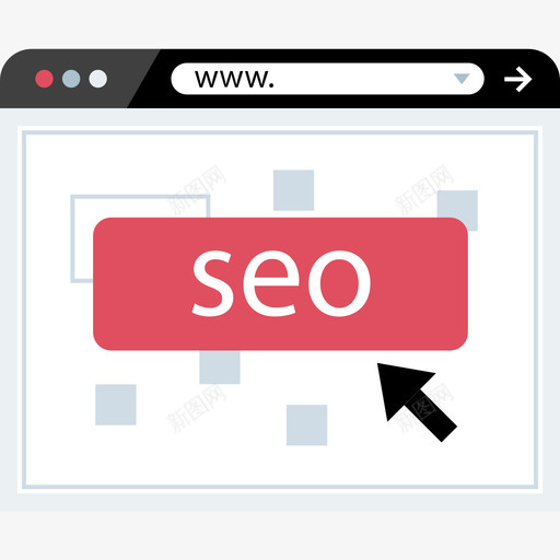 浏览器搜索引擎优化和营销6平面图标svg_新图网 https://ixintu.com 平面 搜索引擎优化和营销6 浏览器