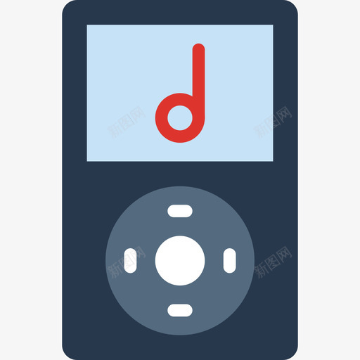 Ipod音乐和乐器5扁平图标svg_新图网 https://ixintu.com Ipod 扁平 音乐和乐器5