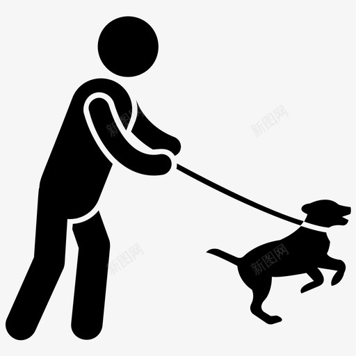 宠物跑步狗训练师狗训练图标svg_新图网 https://ixintu.com 宠物训练 宠物跑步 服从训练 狗训练 狗训练师 狗训练雕文图标