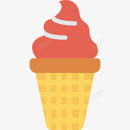 冰淇淋食品59无糖图标svg_新图网 https://ixintu.com 冰淇淋 无糖 食品59