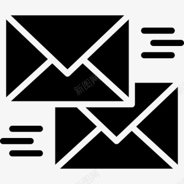 发送邮件通讯17可靠图标图标